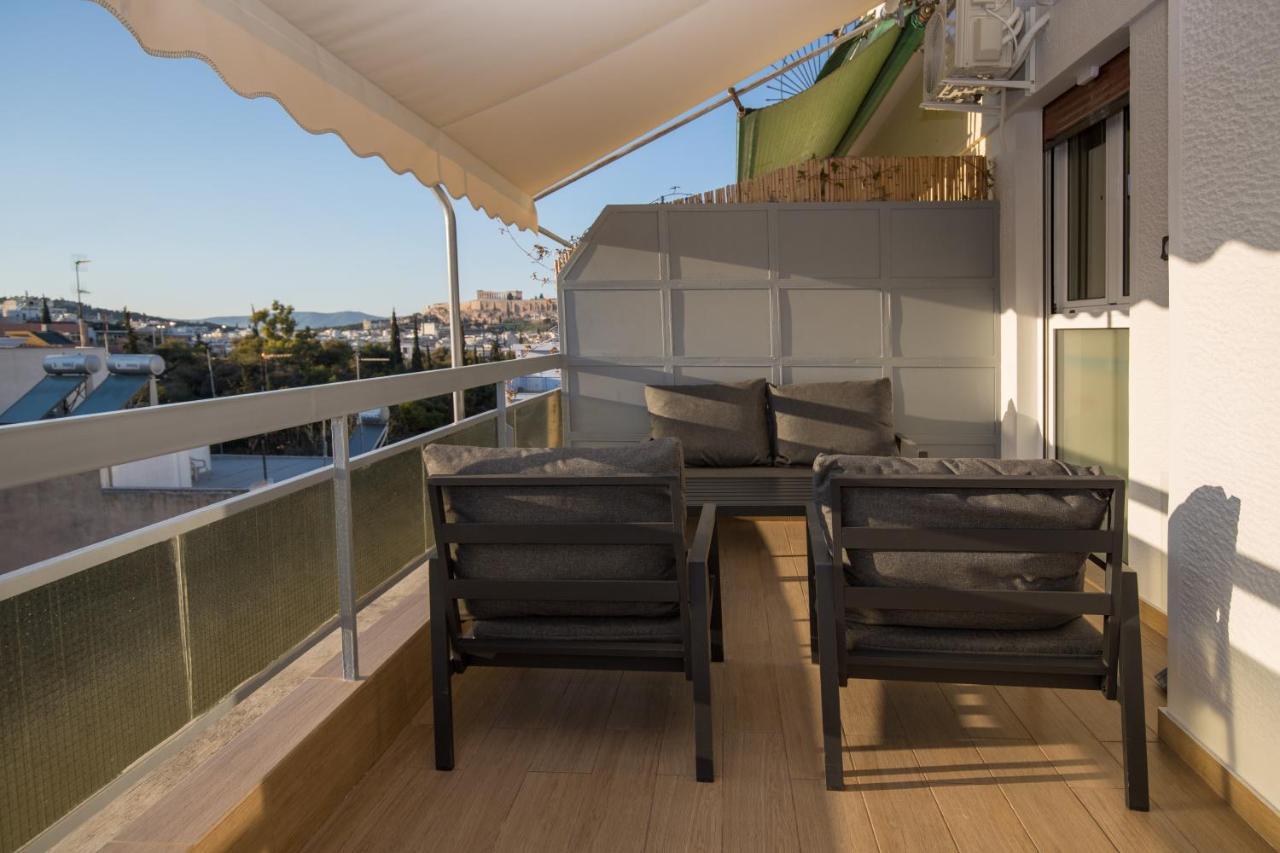 Ferienwohnung Unforgettable Acropolis View Athen Exterior foto